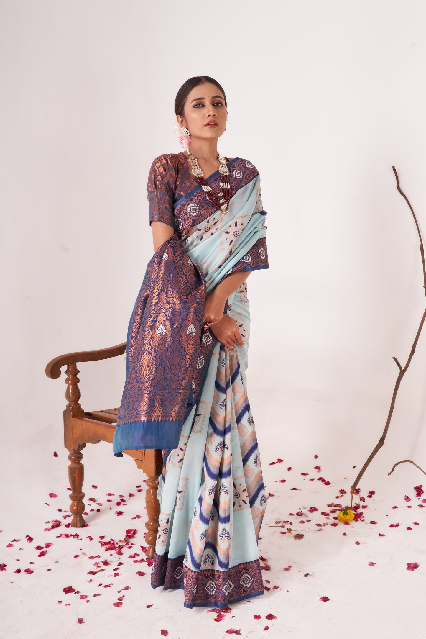 Women's Kanjivaram Designer Soft Silk Sarees