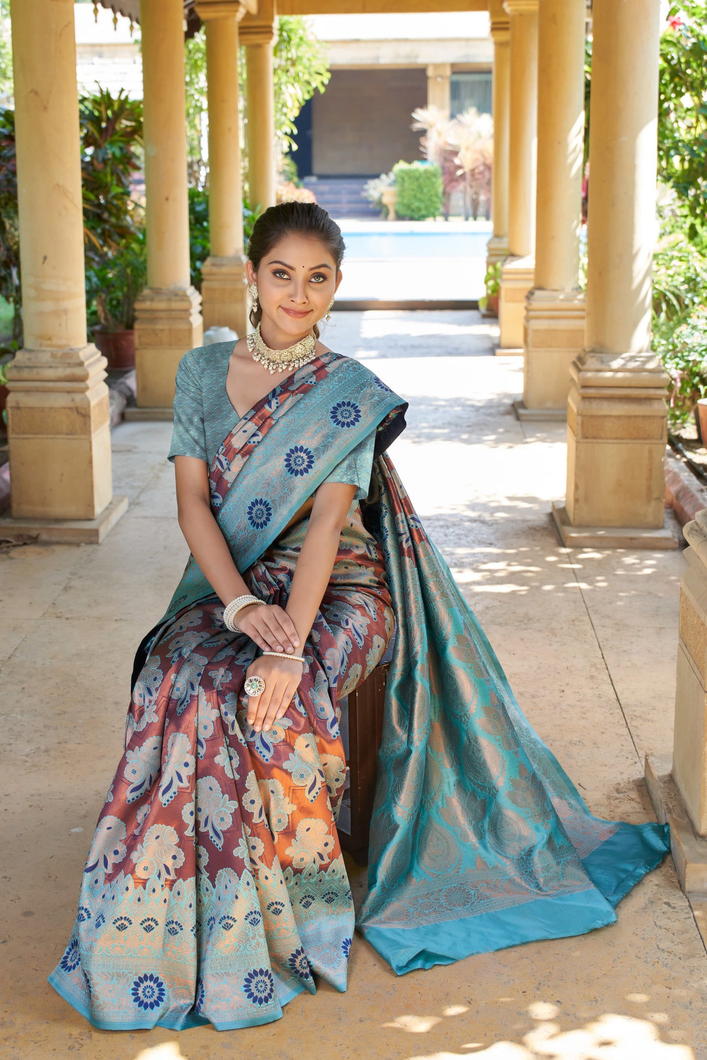 Women's Kanjivaram Soft Silk Saree