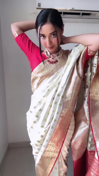 Effortless Elegance: Beige Georgette One-Minute Wear Saree for Instant Glam.