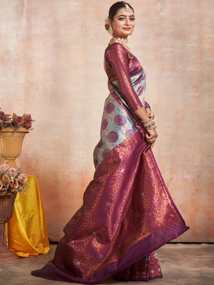 Women's Kanjivaram Soft Silk Banarasi Sarees